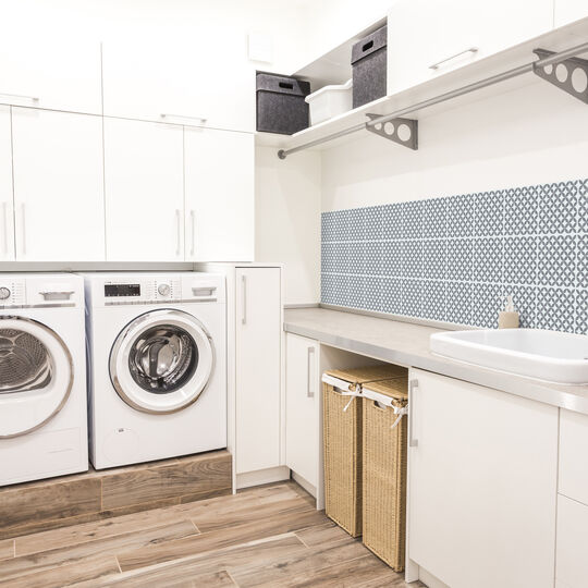 selbstklebende Wandfliesen Wall Tiles Amira grey (6er Set) image number null